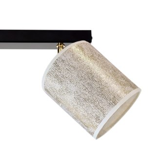 Lampa sufitowa ORA 2 CZARNY ZŁOTY