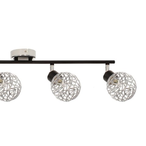 Lampa sufitowa VIRGO 4 CZARNY CHROM Lampa sufitowa VIRGO 4 CZARNY CHROM