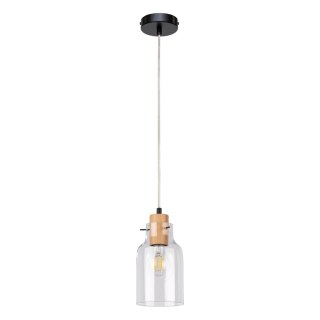 Lampa wisząca ALESSANDRO 1 CZARNY DĄB OLEJOWANY