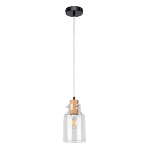 Lampa wisząca ALESSANDRO 1 CZARNY DĄB OLEJOWANY