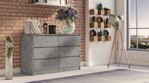 KOMODA KARO K120 - BETON KOMODA KARO K120 - BETON