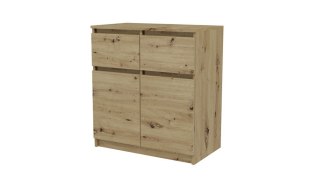 KOMODA MALAGA 2D2S DĄB ARTISAN