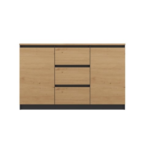 Komoda COSTA 1D3S/2D3S BA ANTRACYT ARTISAN Komoda COSTA 1D3S/2D3S BA ANTRACYT ARTISAN