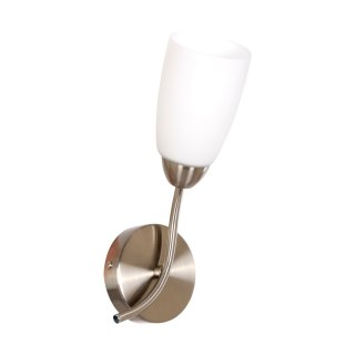 Lampa kinkiet TERNI TERNI BIAŁY SATYNA