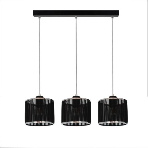 Lampa wisząca ANINA 3 CZARNY CHROM