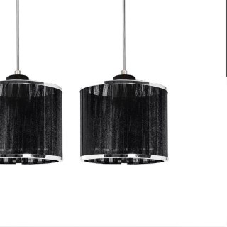 Lampa wisząca ANINA 3 CZARNY CHROM