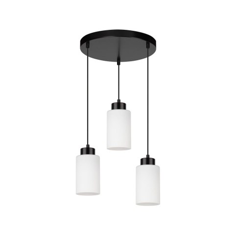 Lampa wisząca BOSCO 3O BIAŁY CZERŃ
