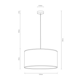 Lampa wisząca EKO EKO BRZOZA BIAŁY