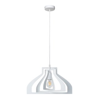 Lampa wisząca JUSTYNA 1 BIAŁY