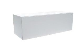 SZAFKA RTV VIDA 2 WISZĄCA 120CM BIEL POŁYSK