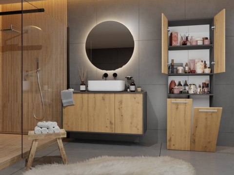 Słupek łazienkowy Nel 2K/DK ANTRACYT ARTISAN Słupek łazienkowy Nel 2K/DK ANTRACYT ARTISAN