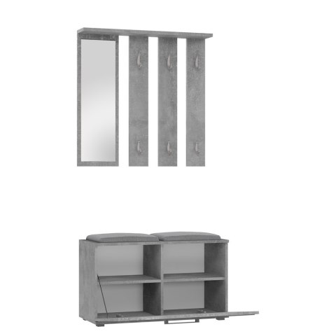 GARDEROBA OPAL II - BETON GARDEROBA OPAL II - BETON