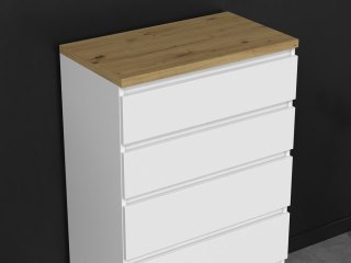 KOMODA MALWA M4 B22 - BIEL DĄB ARTISAN