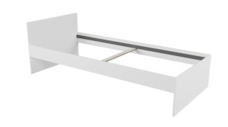ŁÓŻKO RAMA LINO 90CM x 200CM BIEL MAT
