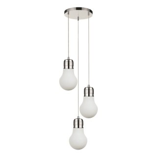 Lampa sufitowa BULB 3 Biały Chrom