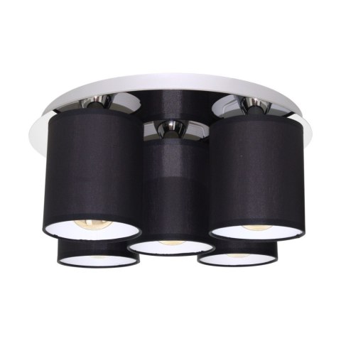 Lampa sufitowa MERIDA 5 CZARNY CHROM Lampa sufitowa MERIDA 5 CZARNY CHROM