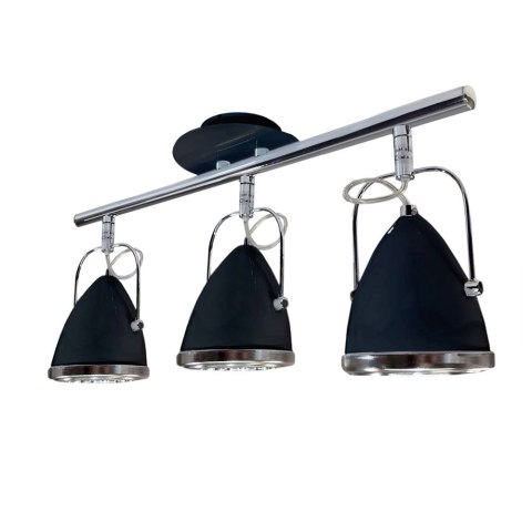 Lampa sufitowa OLIVER 3 CZARNY CHROM Lampa sufitowa OLIVER 3 CZARNY CHROM