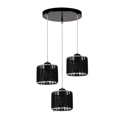 Lampa wisząca ANINA 3.O CZARNY CHROM Lampa wisząca ANINA 3.O CZARNY CHROM