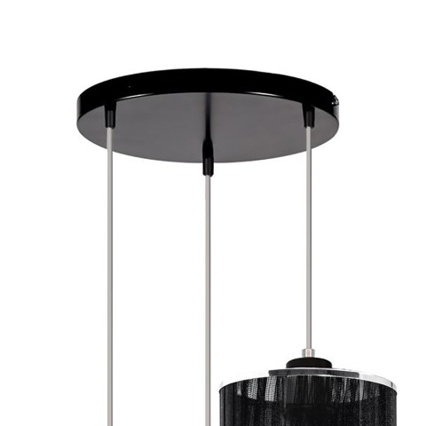 Lampa wisząca ANINA 3.O CZARNY CHROM Lampa wisząca ANINA 3.O CZARNY CHROM