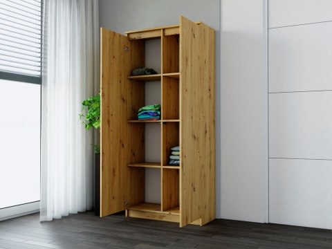 REGAŁ RS-80 HEMN - DĄB ARTISAN REGAŁ RS-80 HEMN - DĄB ARTISAN