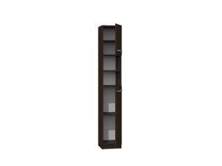 SZAFKA ŁAZIENKOWA MARBELA 32CM REGAŁ SŁUPEK WENGE