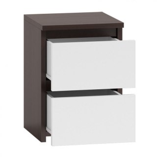 SZAFKA NOCNA MALWA M2 - BIEL/WENGE