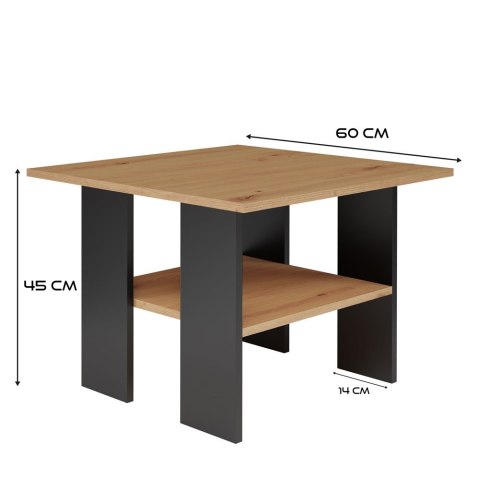 Stolik Moderna MODERNA ARTISAN CZARNY Stolik Moderna MODERNA ARTISAN CZARNY