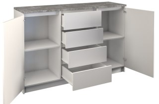 KOMODA 2D4S B22 - BIEL BETON