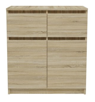 KOMODA MALAGA 2D2S DĄB SONOMA