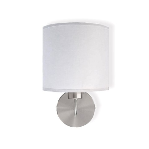 Lampa kinkiet TOMI 1 BIAŁY SATYNA Lampa kinkiet TOMI 1 BIAŁY SATYNA