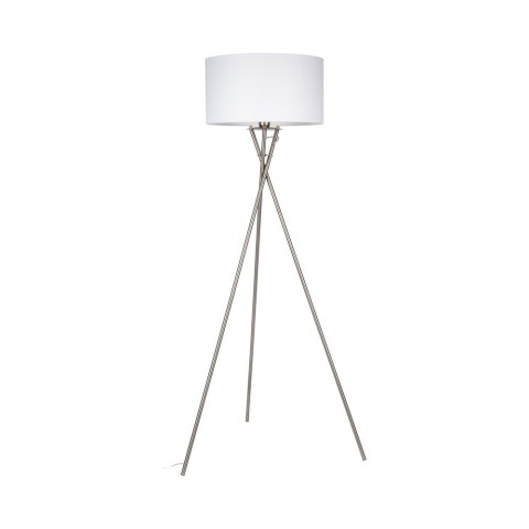 Lampa podłogowa HUGO 1.0 BIAŁY SATYNA Lampa podłogowa HUGO 1.0 BIAŁY SATYNA