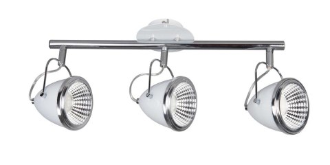 Lampa sufitowa OLIVER 3 Biały Chrom Lampa sufitowa OLIVER 3 Biały Chrom