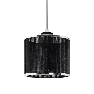 Lampa wisząca ANINA 1 CZARNY CHROM