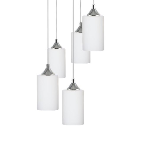 Lampa wisząca BOSCO 7 BIAŁY SATYNA Lampa wisząca BOSCO 7 BIAŁY SATYNA