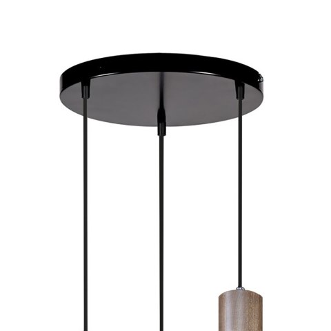 Lampa wisząca PIPE 3 CZARNY ORZECH Lampa wisząca PIPE 3 CZARNY ORZECH