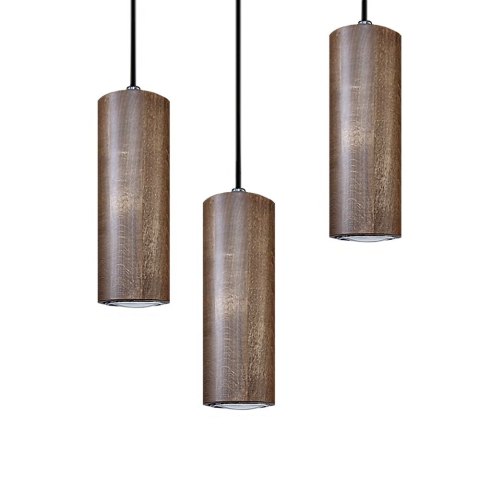 Lampa wisząca PIPE 3 CZARNY ORZECH Lampa wisząca PIPE 3 CZARNY ORZECH