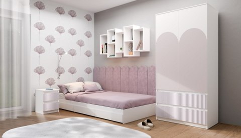 Szafka nocna Malwa M2 ARTESO PINK / Różowy Szafka nocna Malwa M2 ARTESO PINK / Różowy