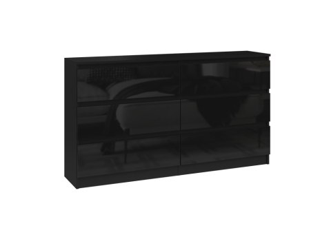 KOMODA MALWA M6 140 - CZERŃ POŁYSK KOMODA MALWA M6 140 - CZERŃ POŁYSK