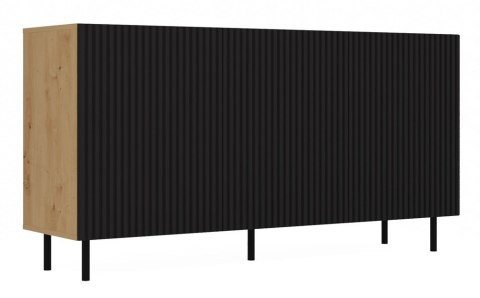 Komoda KAMA 3D SLIM ARTISAN CZARNY Komoda KAMA 3D SLIM ARTISAN CZARNY