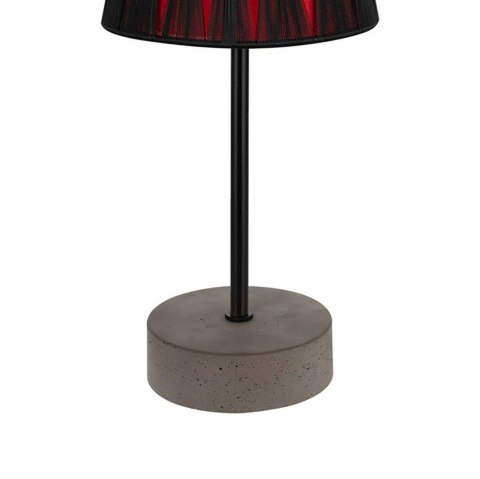 Lampa stołowa MILA 1 CZARNY SZARY CZERWONY Lampa stołowa MILA 1 CZARNY SZARY CZERWONY