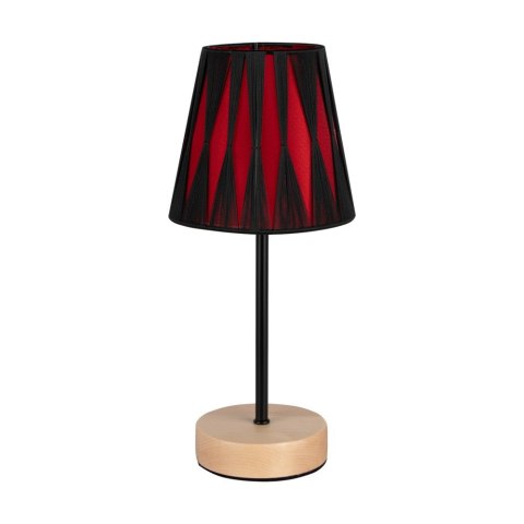 Lampa stołowa MILA MILA BRZOZA CZARNY CZERWONY Lampa stołowa MILA MILA BRZOZA CZARNY CZERWONY