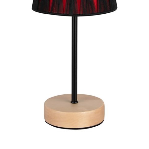 Lampa stołowa MILA MILA BRZOZA CZARNY CZERWONY Lampa stołowa MILA MILA BRZOZA CZARNY CZERWONY