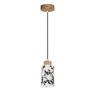 Lampa sufitowa BOSCO 1 ANTRACYT DĄB OLEJOWANY