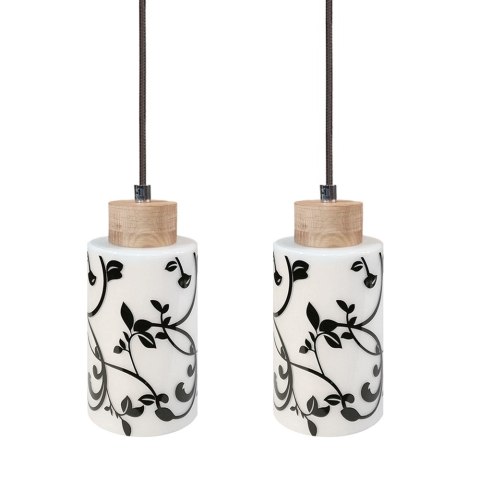 Lampa sufitowa BOSCO 3 ANTRACYT DĄB OLEJOWANY
