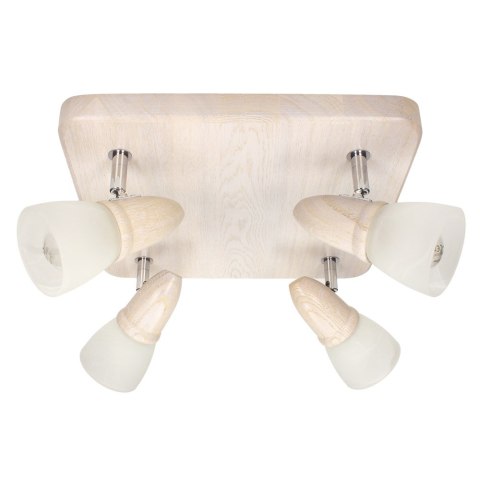 Lampa sufitowa JULIETTA JULIETTA BIAŁY CHROM DĄB OLEJOWANY Lampa sufitowa JULIETTA JULIETTA BIAŁY CHROM DĄB OLEJOWANY