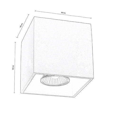 Lampa sufitowa NICOLD NICOLD CZARNY Lampa sufitowa NICOLD NICOLD CZARNY