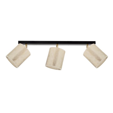 Lampa sufitowa ORA 3 CZARNY ZŁOTY Lampa sufitowa ORA 3 CZARNY ZŁOTY