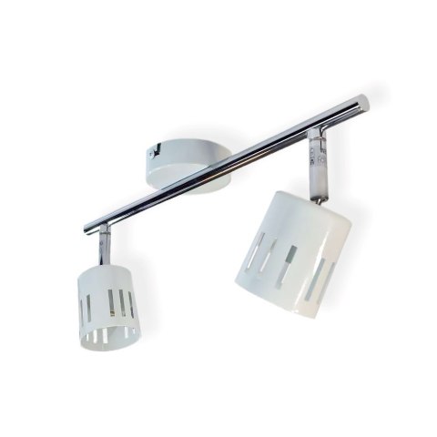 Lampa sufitowa ULRIKA 2 Biały Chrom Lampa sufitowa ULRIKA 2 Biały Chrom