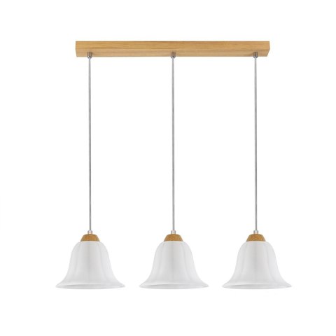 Lampa wisząca ANNA 3 BIAŁY DĄB