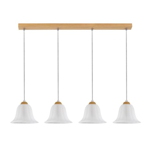 Lampa wisząca ANNA 4 BIAŁY DĄB Lampa wisząca ANNA 4 BIAŁY DĄB